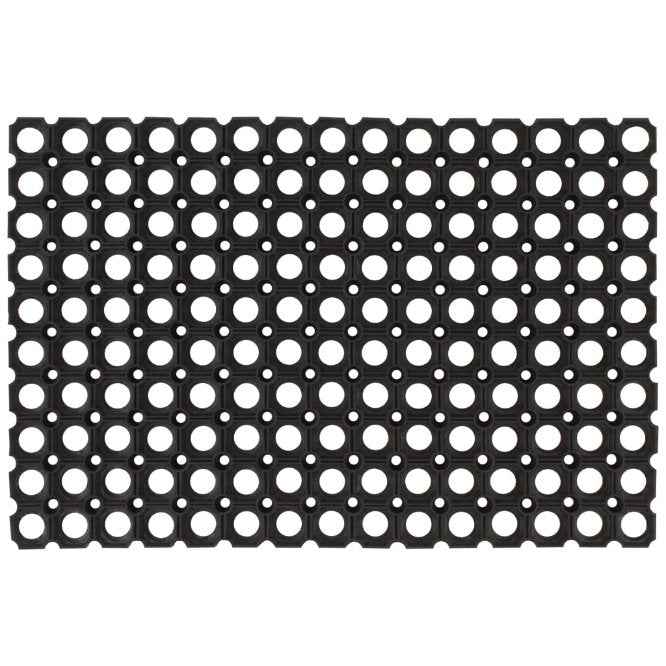 vidaXL Tapete de porta retangular 40x60 cm borracha